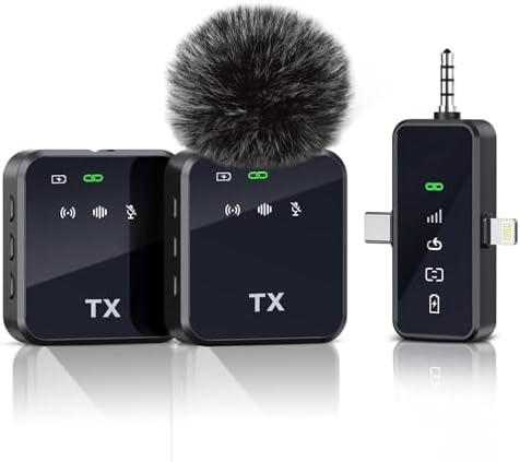 3-in-1 Microphone YouTube, TikTok-Black-o