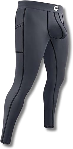 Pantalones de compresión para hombre, leggings para hombre, pantalones de yoga, medias, capa base para hombre, clima frío