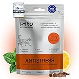 Vitaminas para Gatos | Delicioso Complemento Alimenticio Calmante Gatos contra el Estrés | Natural Tranquilizante para Gatos | Mejora del Sistema Nervioso