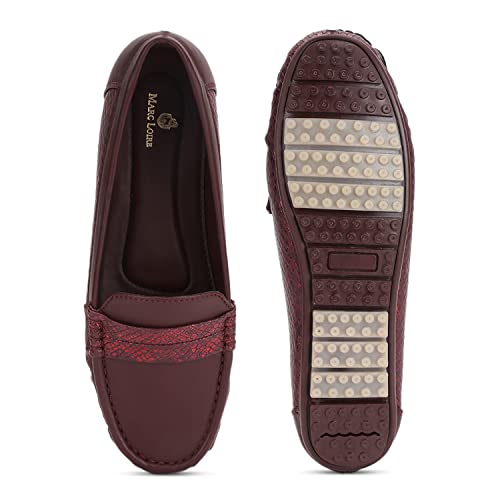 Image of Marc Loire Women Comfortable Slip On Flat Loafer Ballet; Casual and Formal Footwear