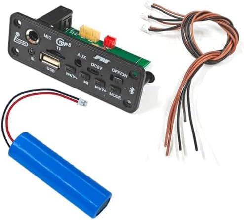 1200mAh Rechargeable Bluetooth MP3 Decoder Module 5V | FM USB AUX TF ...