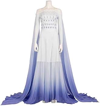 【美品】アナと雪の女王2 エルサ　仮装　大人　ドレス　コスプレ アナと雪の女王2 エルサ コスプレ衣装 ドレス 女王様風 アナ雪2