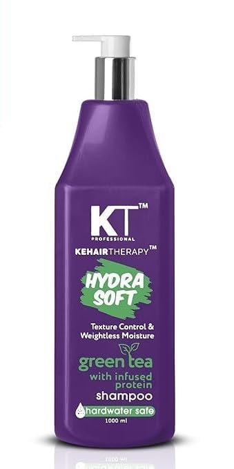 KT Professional Keratin Protein Hydra Soft Texture Control & Weight less Moisture Shampoo Sulfate Free Paraben Free For Ha...