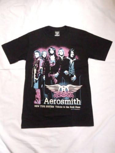 Amazon アメコミ風 ロックｔシャツ Aerosmith エアロスミス Tシャツ カットソー 通販