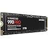 SAMSUNG 990 PRO SSD 2TB NVMe M.2 PCIe Gen4, M.2 2280 Disco duro interno de estado sólido, velocidades de lectura Seq. de hasta 7,450 MB/s para estaciones de trabajo de alta gama, juegos y de alta