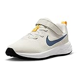 Nike Revolution 6 Sneaker, Summit White/Diffused Blue-Light-Knochen, 35 EU