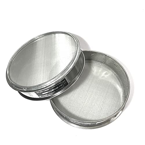 Sample Test Sieve Sieve Soybean Riso GRANELLO SESSAME SIEVIE 304 Telaio in Acciaio Inox e Rete Filtro Diam Diam 20cm Apertura 0,074-1.6mm (Capacity : 60 Mesh)