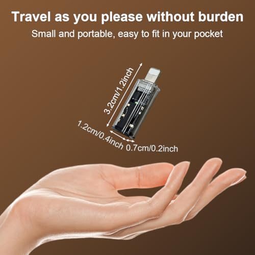 Image of Verilux Lighting to 3.5mm Audio Adapter, 40mW Output, Hi-Res Audio 16bit /48KHz, Audio Jack Converter, Supports Music Playback & Wire Control, Plug & Play Headphone Connector for iPhone and iPad