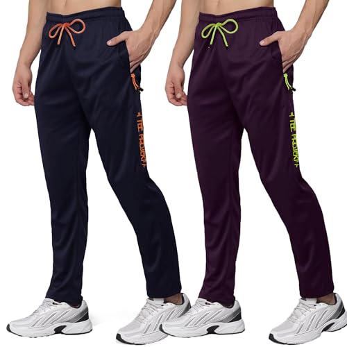 Image of Pinkmint Combo Track Pant for Men Soild with Pocket Active Wear ll Gym Wear (Pack of 2)