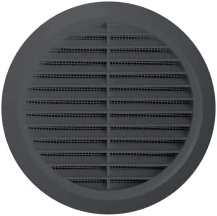 100-150mm Adjustable Graphite Grey Extractor Fan Cover, Grapite (Grey), 10-15