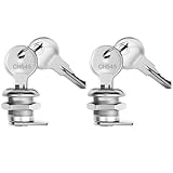 WOOCH Truck Tool Box Lock with Keys, 5/8' Replacement Pickup Toolbox Lock Cylinder for Latch - Compatible with UWS, Dee Zee, Delta, Weatherguard, Kobalt, Better Built Toolboxes (2 Pack)
