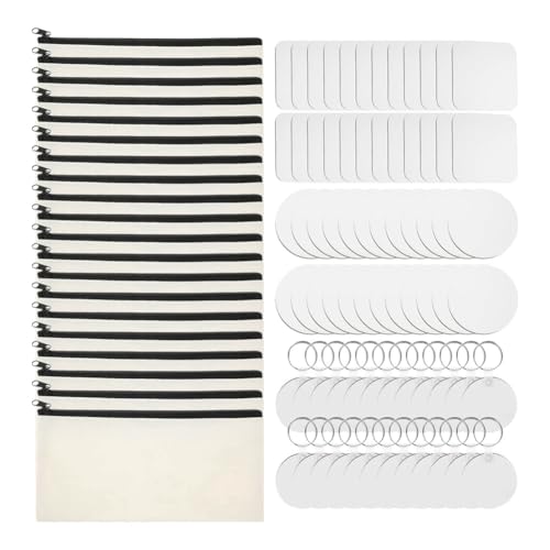 Kit de produits vierges de sublimation DIY pour trousse personnalisée