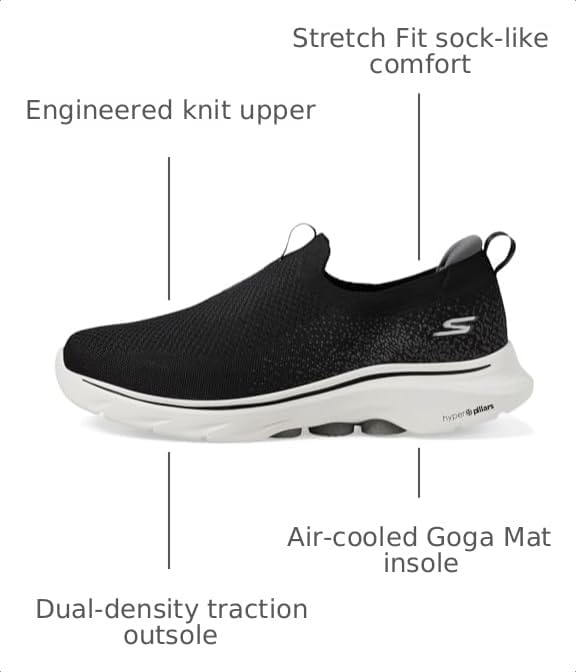 Image of Skechers Men's Go Walk 7 Stretch Fit Slip-on