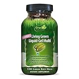 Irwin Naturals Women's Living Green Liquid-Gel Multi Vitamin - 70 Essential Nutrients, Full-Spectrum Vitamins, Wholefood Blend - Targeted Adrenal & Brain Support - 120 Liquid Softgels