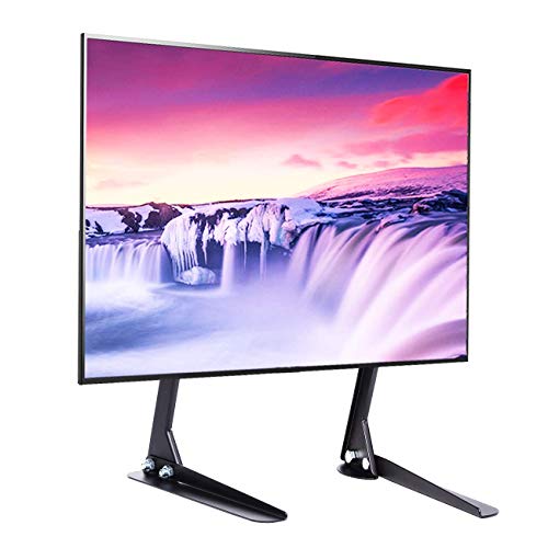 Universal Tv Stand Table Top Base For 34 To 70 Inches Lcd Flat Screen Tv,Black #TOP6