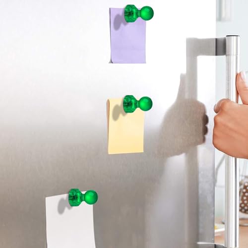 40 imanes decorativos verdes para refrigerador miniatura 4