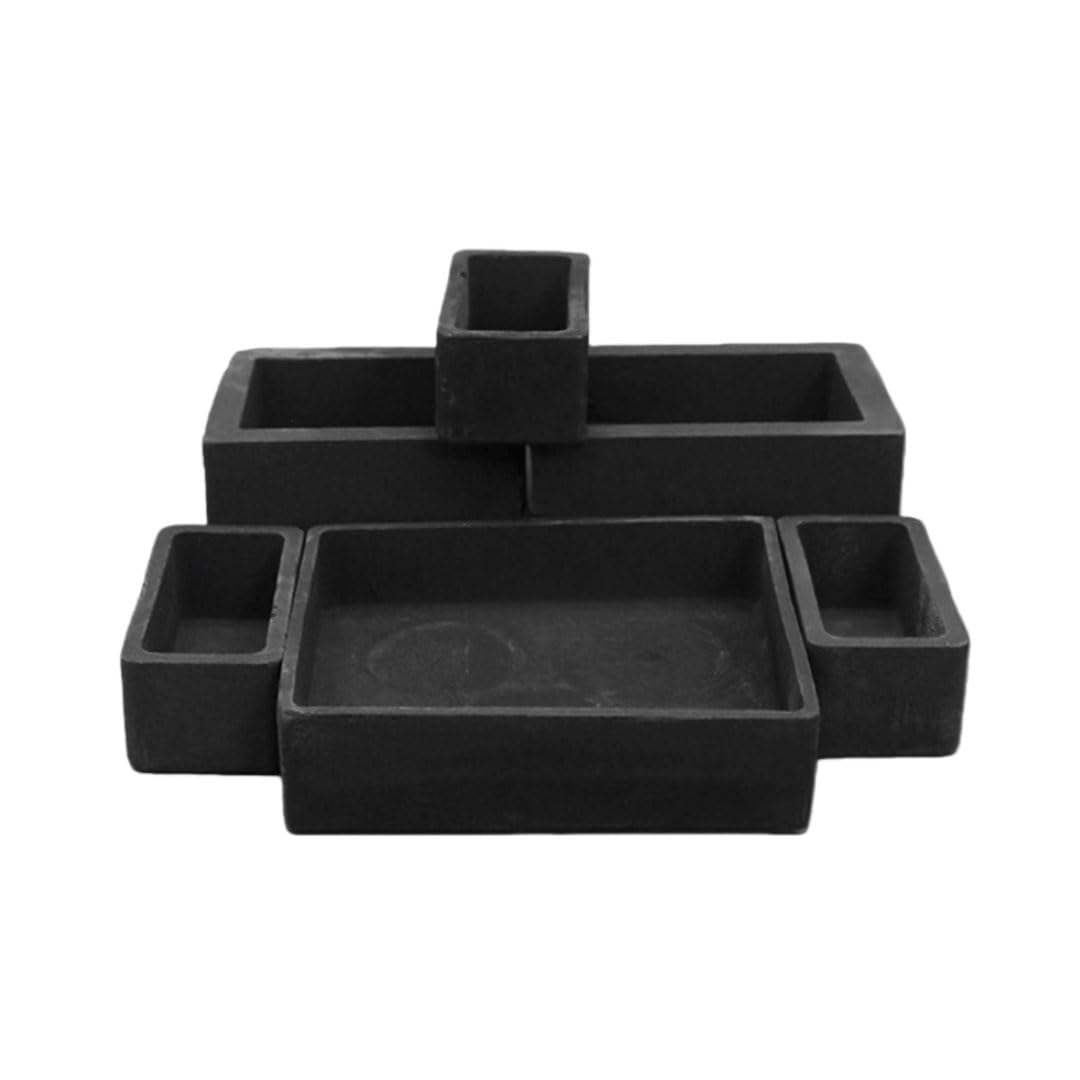 Crisol de carburo de silicio, cerámica duradera para fusión de metales a alta temperatura, 63 x 52 x 103,5 mm, ideal para fundición de metales y fabricación de joyas, 1 unidad
