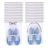 Bolsa para Zapatos de Viaje de 26 Piezas, Shoe Bag for Travel, Transparentes Fundas de Zapatos a Prueba de Polvo, Almacenamiento Multifuncional Impermeable, para Casa de Viaje en Guardar