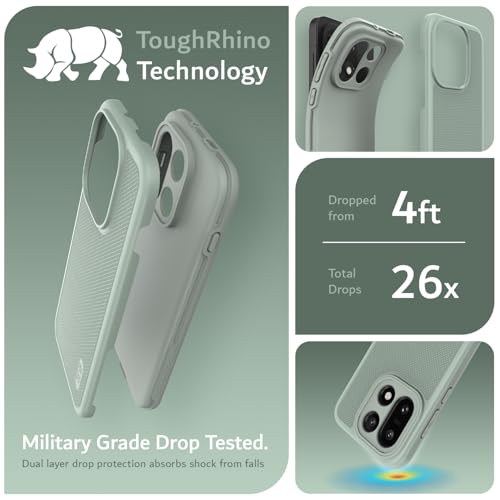 Image of TUDIA MergeGrip [Military Grade] for OnePlus 15 5G Back Cover (2025) - [Drop Tested] Dual Layer Shockproof Slim Rugged Heavy Duty Tough Protective Phone Case (Green Lily)