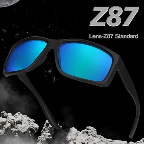 Image of WISTON XXL Z87 Sunglasses for Men Women Fit Big Head Sunglasses UV400 Protection TR90 Frame Wide Square Sun GlassesZ8242
