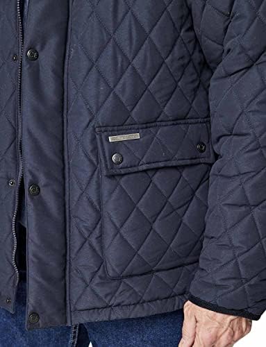 Champion Men's Navy Quilted Fleece Coat - XXL Size - Image 3
