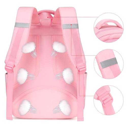 Mochilas clássicas básicas de ensino fundamental e médio, fofas, unissex, à prova d'água, mochila d