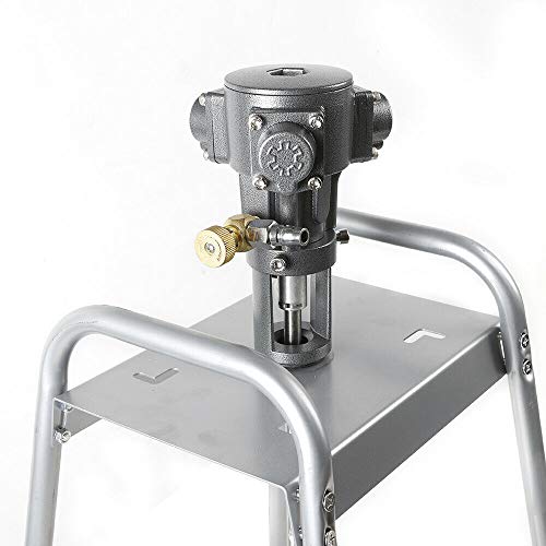 5 Gallon Air Agitator Blender Stirrer, Platform Type Drill Paint Stirring Machine Automatic Pneumatic Paint Mixer Machine W/Stainless Steel Blade For Paint Coating Materials Viscous Liquid Ink #TOP4