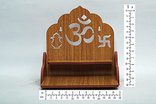 Temple en bois compact Mandir suspendu pour optimiser l'espace prière à la maison - 2