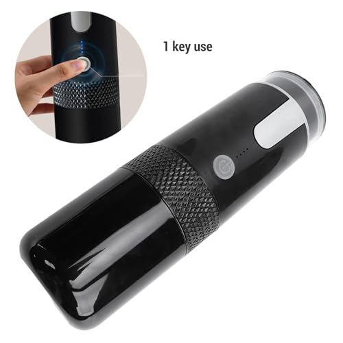 Image of Ejoyous Portable Coffee Maker Travel, Car Electric Espresso Brewer Coffee Making Machine for Camping RV Hiking Home Office, Compatible Ground Coffee and K CUP Capsule