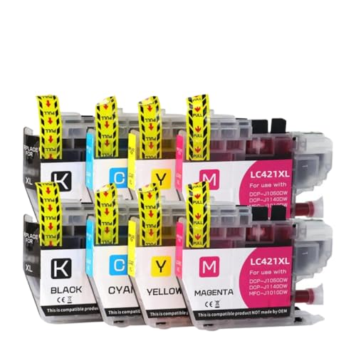 Pack LC421XL compatible pour résoudre les pannes d'encre fréquentes et réussir vos impressions
