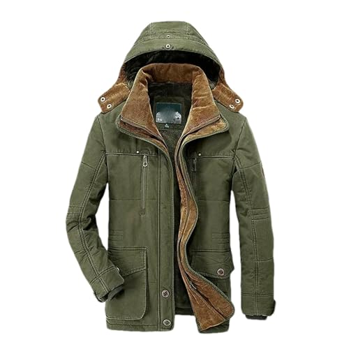 Chaqueta de invierno para hombre en cachemira de alta densidad