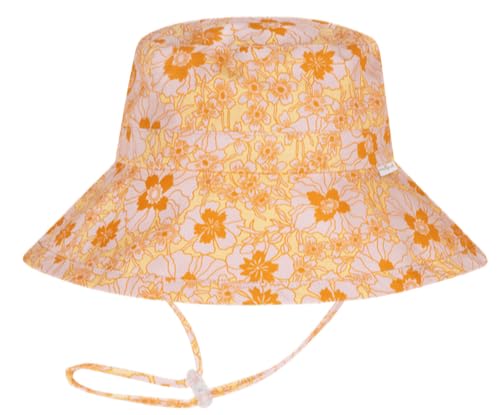 Girls Orange Wide Brim Sun HAT Magnolia Size 5+ Years 21 INCHES