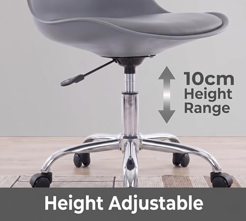 Image of Modern Arihant Bar Stool with 360 Swivel | Height Adjustable Bar Chair | Counter Stool & High Chairs | Comfortable for Home, Office, Restaurant Bar, Cafe & Cash Counter - (Grey)