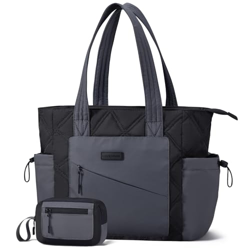LOVEVOOK Tote Bag for Women, Puffer Bag and Work Bags