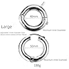 Men's Metal Exercise Ring Accessories - Adjustable Stainless Steel Stretcher Ring Tool-UKhlF12 (L(Adjustable 40mm-50mm))