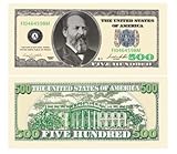 American Art Classics Pack of 100 Bills - $500.00 Five Hundred Dollar Casino Party Money