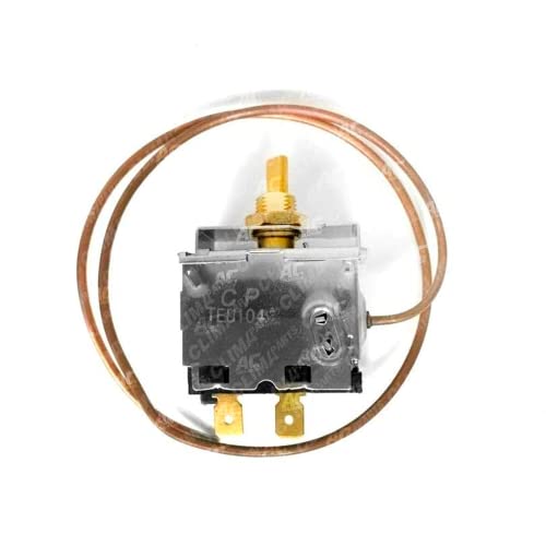 CLIMAPARTS TEU104 A/C Switch Universal Thermostatic Rotary Switch, Copper Capillary Tube, Each