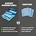 OlimpiaFit Quick Dry Towel - 3 Size Pack of Lightweight Microfiber Travel Towels w/Bag - Fast Drying Towel Set for Camping, Beach, Gym, Backpacking, Sports, Yoga & Swim Use﻿
