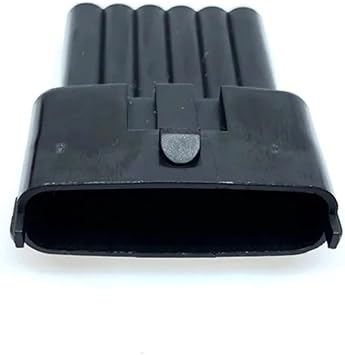 automotive connectors 6 Pin Automotive Electrical Car Connector 3.5 MM Male Female Socket Fit Compatible 936394-2 1 928 403 740 1928403740 easy replacementMale with Pin,5 Sets