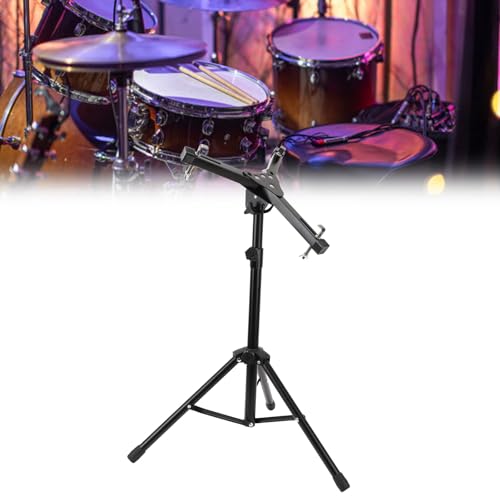 Ymiko Snare Drum Stand, Folding Adjustable Snare Tripod Drum Pad Stand Snare Drum Practice Pad Drum Stand For Aluminium Alloy Musical Instrument Accessories