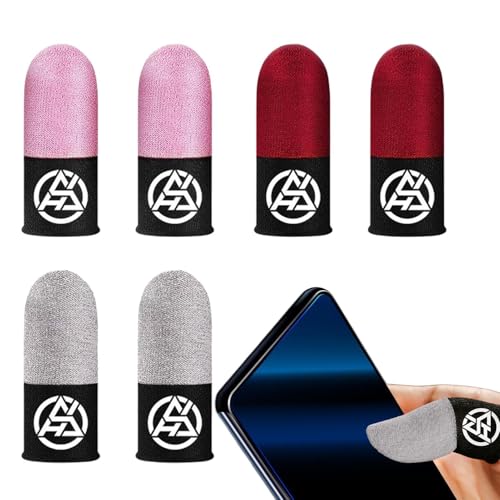 Generico Thumb Sleeves Jeu pour Cellulaire, Manchons de Doigt de Jeu Résistants à la Sueur, Stabilisateur de Compression Support Game Hand Controller Gants/Cover/Wrap, Fibre Résistant