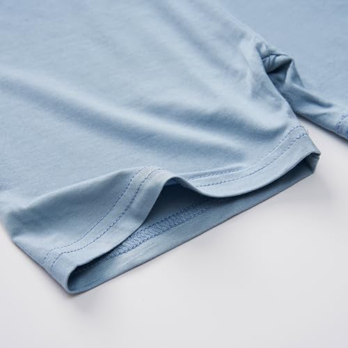 Image of BABY 2T-10Y Toddler Kids Girls Boys Soft Comfy 2pcs Set Short Sleeve Shirts and Pants Sets