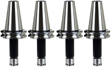 Tegara CAT40 ER16 3.5 in. Mini Nut Collet Chuck Tool Holder 4 pcs 202-1582-4 M[