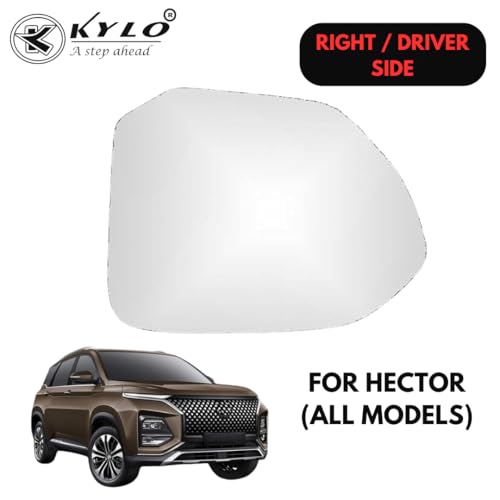 Image of Kylo MG Driver Side | Side Mirror Glass /Tukdi /Sub Mirror Plate (Hector, Right Side)