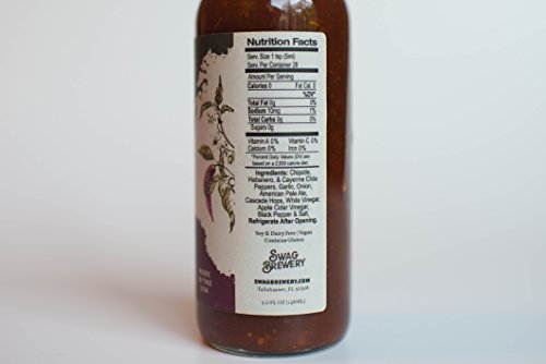 Swag Brewery Beer-Infused Hot Sauce Variety 3-Pack (Includes Asian Sriracha, Garlic Serrano, & Roasty Chipotle) - Craft Beer Gift thumb #4