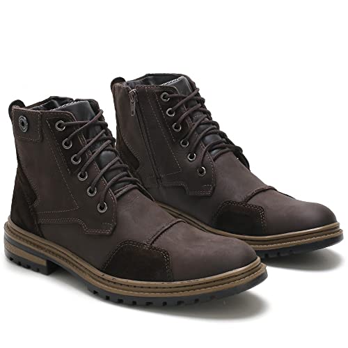 Bota Adventure Couro Legítimo (43, Taupe)
