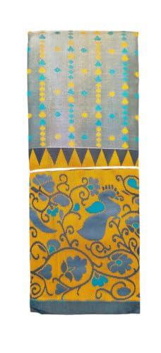 Image of VFCollections - POchampally Kalamkari Pattu Cotton SIlk Saree with Blouse Piece For Women