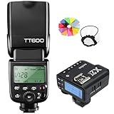 Godox TT600 HSS 1/8000S 2.4G Wireless GN60 Flash Speedlite Built in Godox X System Receiver with X2T-C Trigger Transmitter Compatible Canon Camera