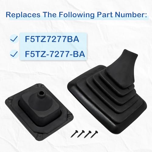 image for ASKALL Transmission Shifter Lever Boot with Mouting Bracket Compatible