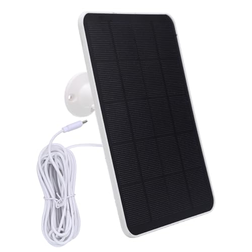 Panel solar para camaras de seguridad 6W Tipo C cable impermeable 5 metros 4